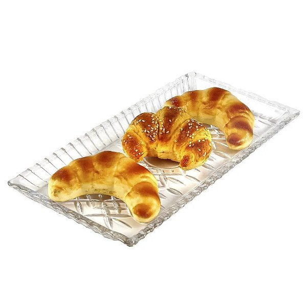 Travessa Retangular de Cristal Lys 34cm - Wolff