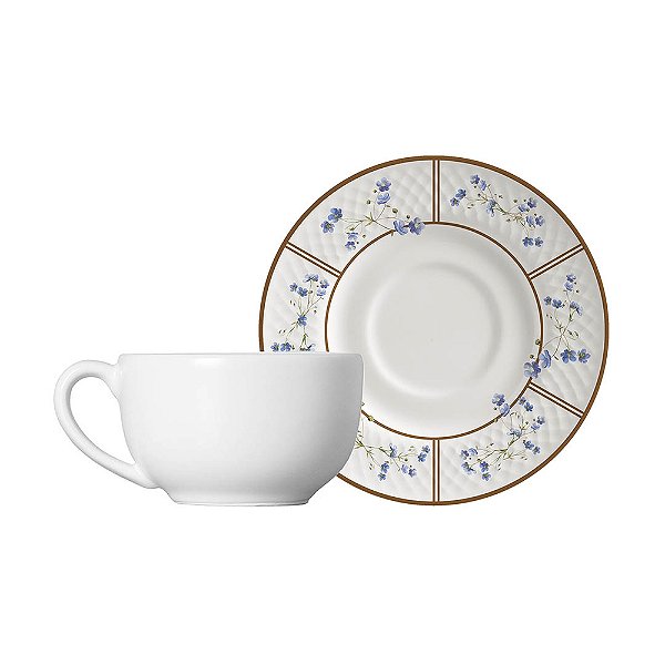 Jogo de Xícaras de Chá Heritage - 12 Peças - Alleanza