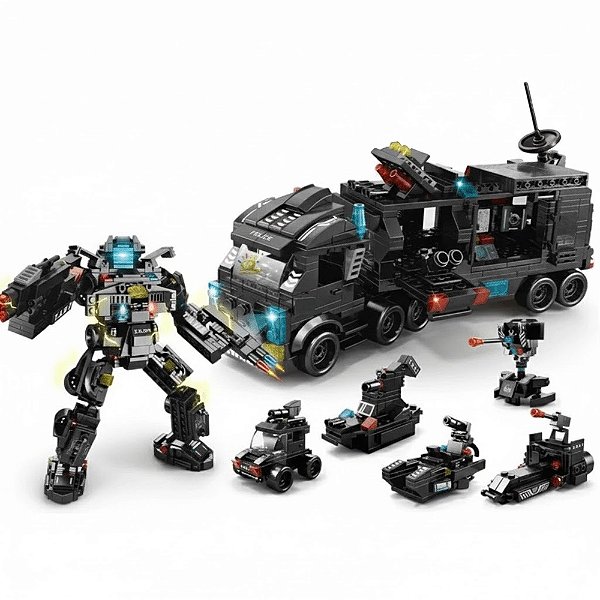 Blocos de Montar City Polícia S.W.A.T  585 Peças - Bloxi