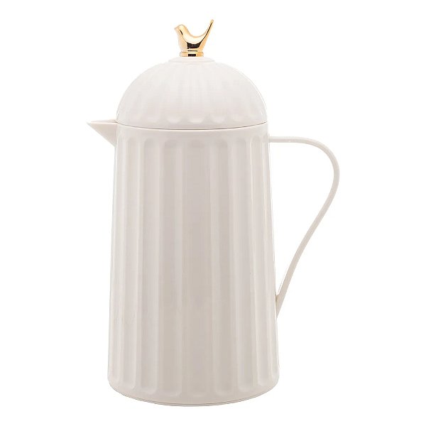 Garrafa Térmica Bird - Branca - 1L - Wolff