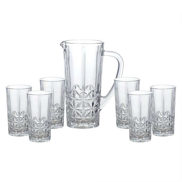 Conjunto de Jarra e Copos Stella - 7 Peças - Wolff