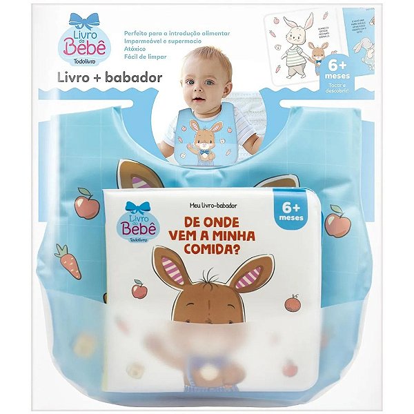 Meu Livro-Babador De Onde Vem a Minha Comida? - Todolivro