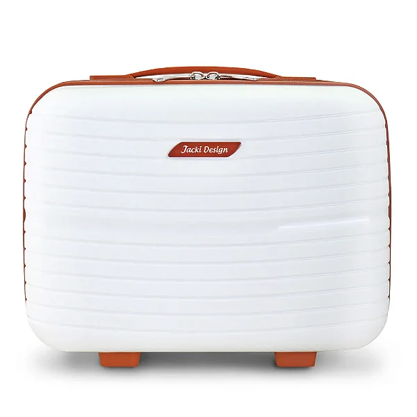 Frasqueira de Viagem Vintage - Branco - Jacki Design