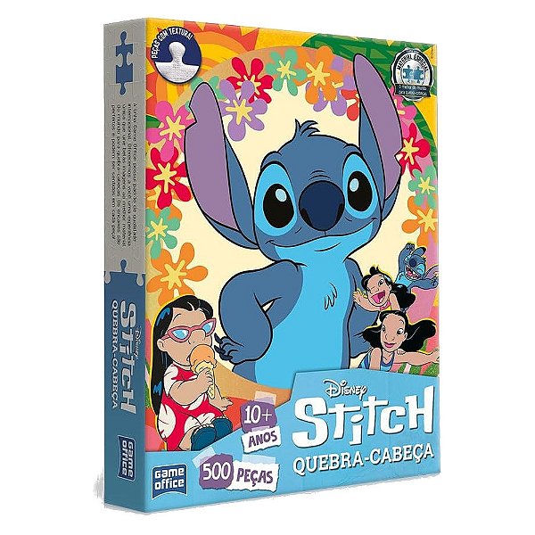 Quebra-Cabeça Disney Stitch Edição Especial 500 Peças - Game Office