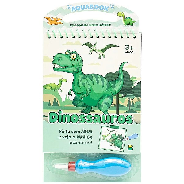 Livro para Pintar Aquabook - Dinossauros - Todolivro