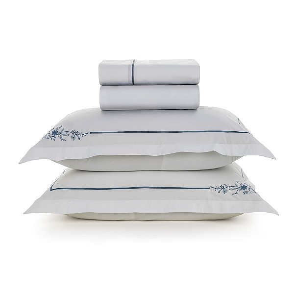 Jogo de Cama Helen 200 Fios - Casal - 4 Peças - Karsten
