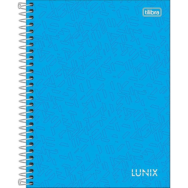 Caderno Lunix - 160 Folhas - Azul Ceú - Tilibra