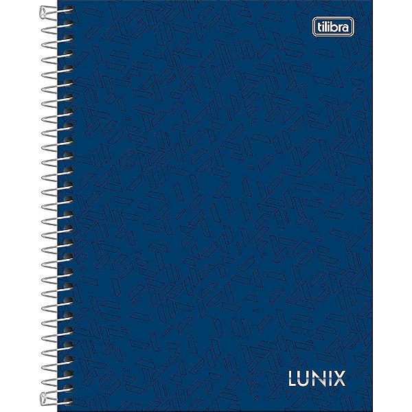 Caderno Lunix - 160 Folhas - Azul Náutico - Tilibra