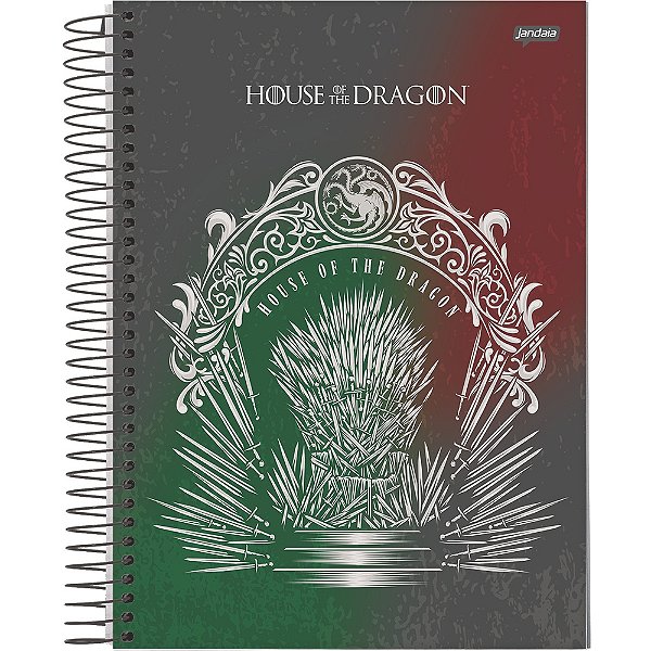 Caderno House of The Dragon - House - 80 Folhas - Jandaia