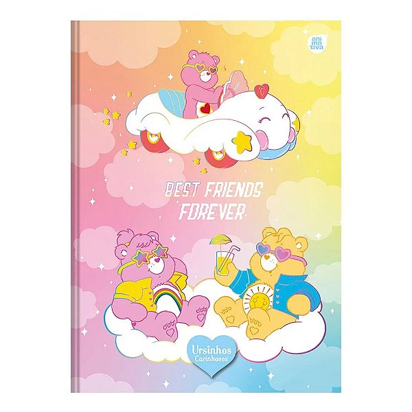 Caderno Brochura Ursinhos Carinhosos - Best Friend - 80 Folhas - São Domingos