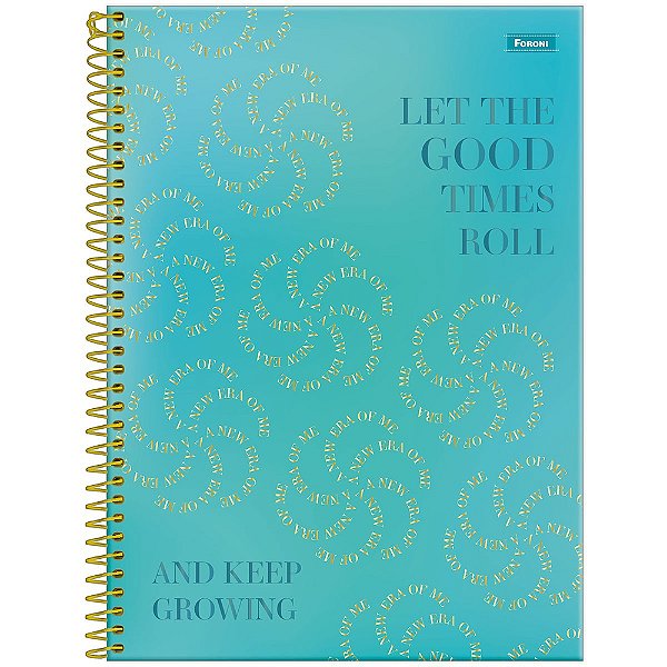Caderno Espiral Verde 160 Folhas - Foroni
