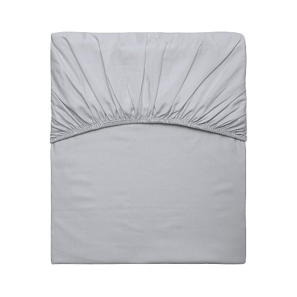Lençol Com Elástico Satinee King - Prata - Kacyumara