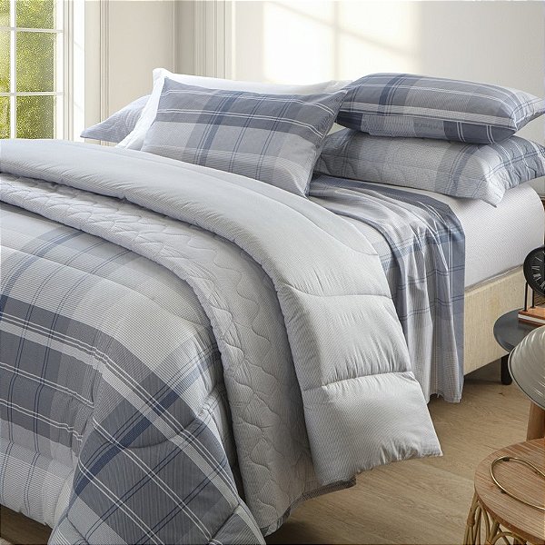 Edredom New Innovi Casal 180 Fios - Kell - Kacyumara