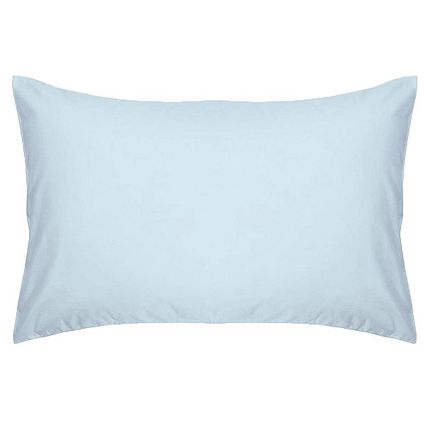 Fronha Avulsa Estampada Trésor 300 fios - Azul Claro - Estamparia