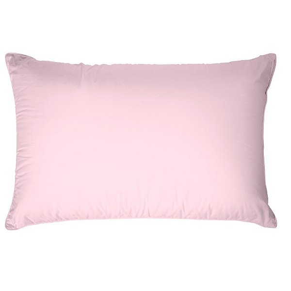 Fronha Avulsa Premium 200 Fios - Rosa - Estamparia