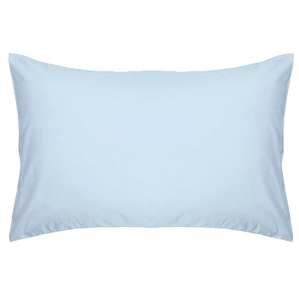 Fronha Avulsa Premium 200 Fios - Azul Claro - Estamparia