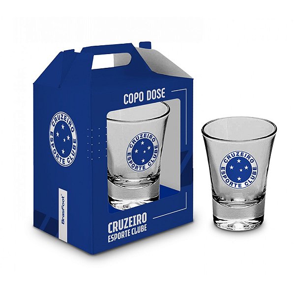 Copo de Dose - Cruzeiro - 60ml - Brasfoot