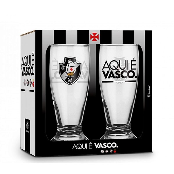 Jogo de Copos Munich - Vasco - 2 Peças - Brasfoot