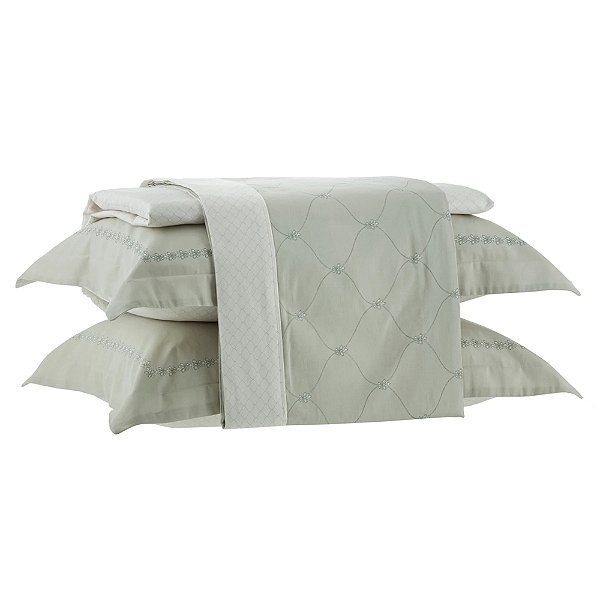 Jogo de Cama Satinee Acetinado Maldy King - 300 Fios - Kacyumara