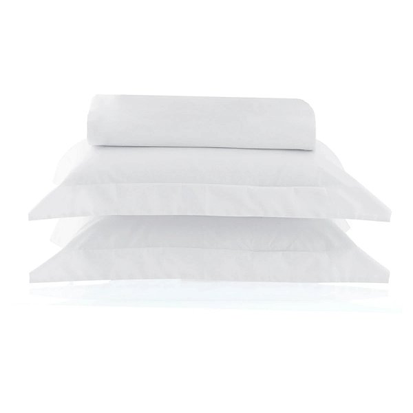 Jogo de Cama Vida Bela Solteiro King 200 Fios - Branco - Kacyumara