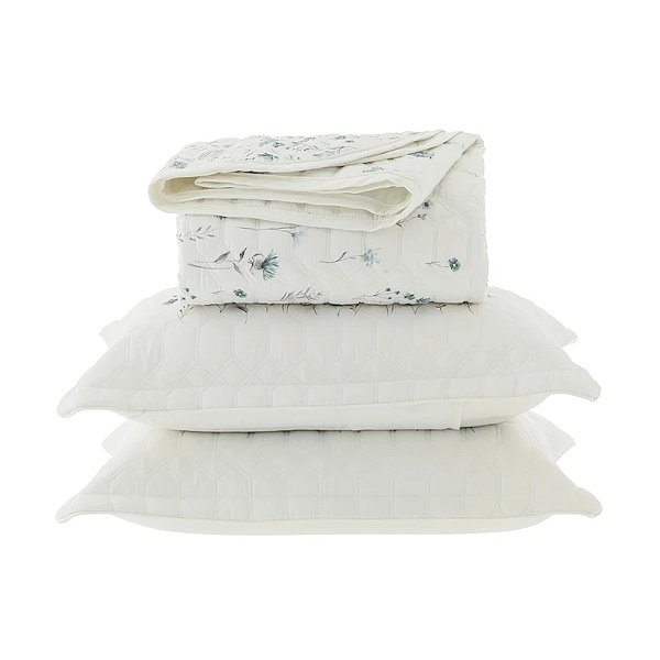 Jogo de Colcha Lazio 300 Fios Niel - King - Kacyumara