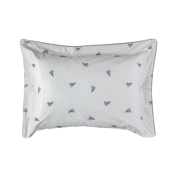 Kit de Fronhas Vintage 200 Fios - Tênis - 2 Peças - Kacyumara