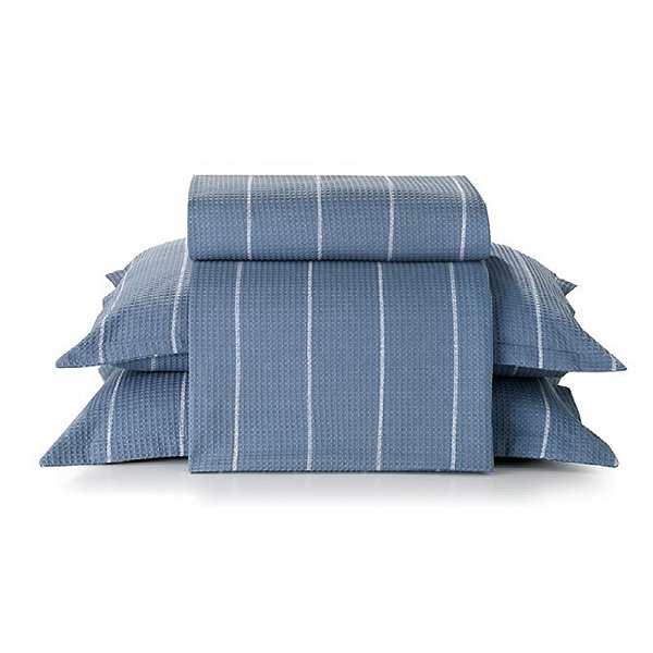 Kit de Colcha Piquet Favo - King - Tommy - Döhler