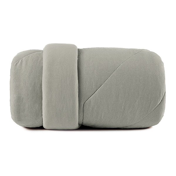 Edredom Dupla Face Malha Fio Penteado King - Cinza Platinum - Altenburg