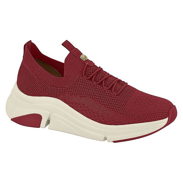 Tênis Feminino Knit Slip - Marsala - Modare Ultraconforto