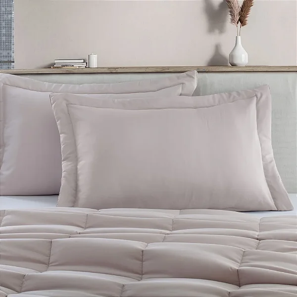 Porta Travesseiro Toque de Pétalas - Rose - Kacyumara