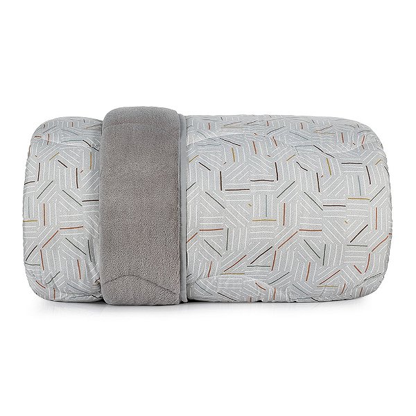 Edredom Blend Confort Plush Dupla Face Queen - Confete - Altenburg