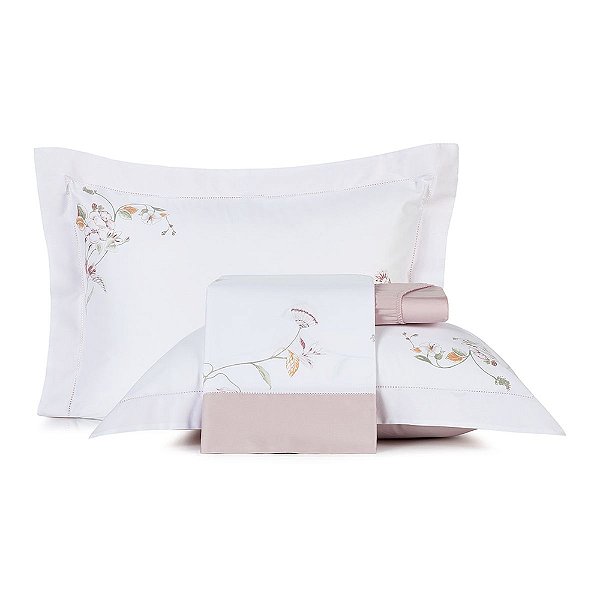 Jogo de Cama Cetim Sublime 300 Fios - Queen - Rosen - Altenburg