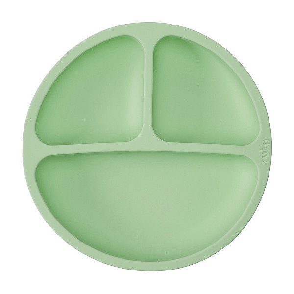 Pratinho em Silicone com Ventosas - Verde - Buba