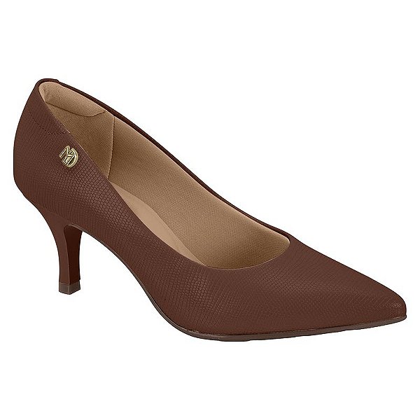 Scarpin Feminino Croco - Café - Modare Ultraconforto
