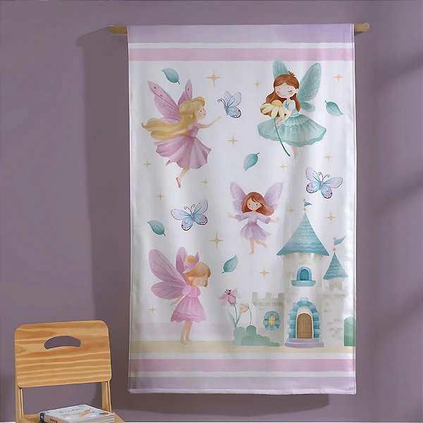 Toalha de Banho Infantil - Fadas 01 - Döhler