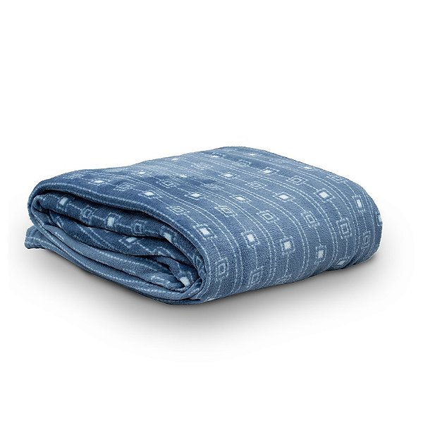 Manta Flannel Charme - Geo - Solteiro - Appel Home