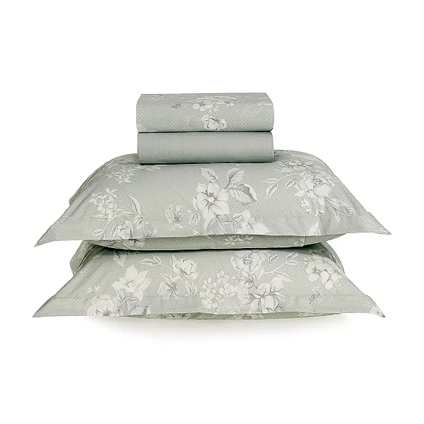 Jogo de Cama 200 Fios Percal - Melissa - Solteiro - Karsten