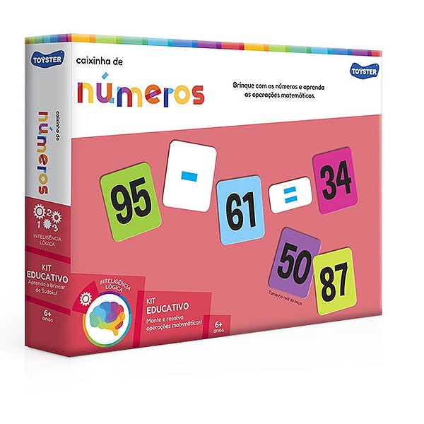 Kit Educativo Caixinha de Números - Toyster