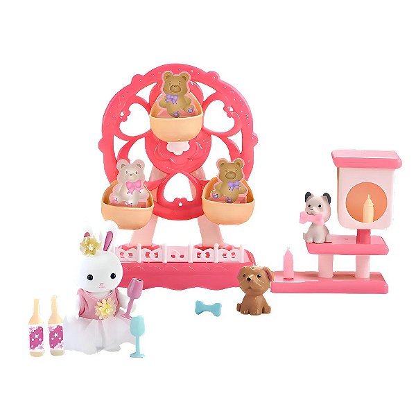 Playset Casinha Feliz Roda Gigante Parque de Diversões - Zoop Toys