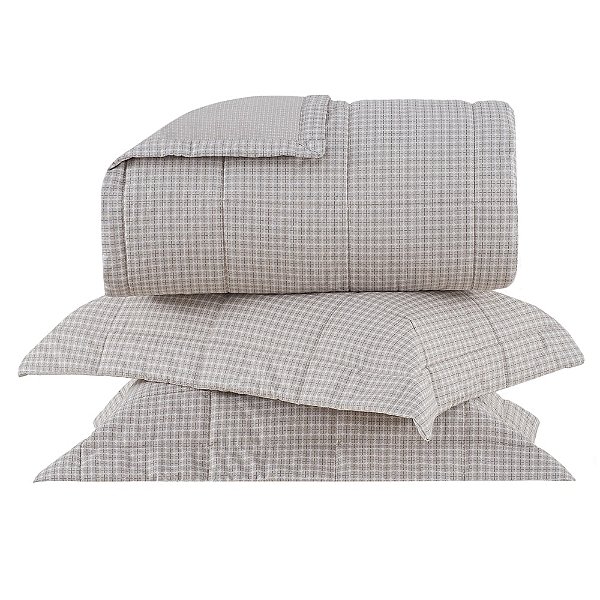 Jogo de Colcha Bourbon Gran Percal 200 Fios - Queen - 3 Peças - Buddemeyer