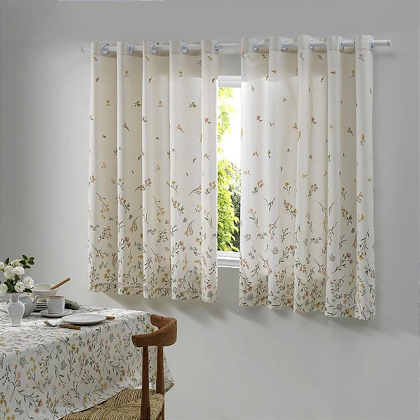 Cortina para Cozinha Athenas Florência - 1,5 x 2,00 m - Döhler