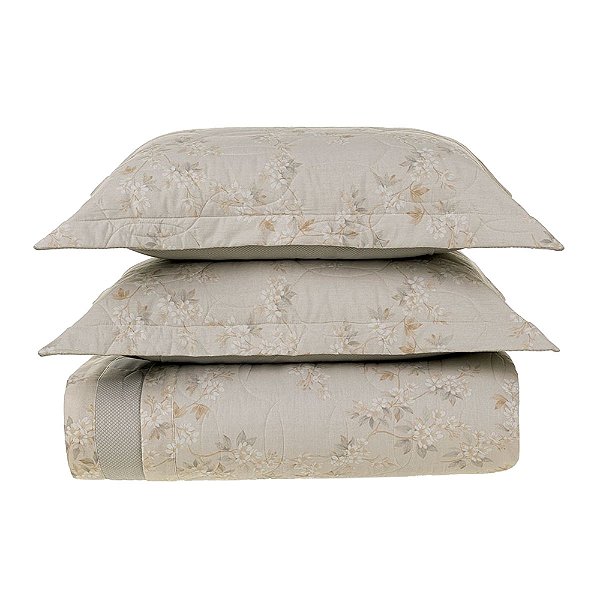 Jogo de Colcha Dandara 200 Fios - Casal - 3 Peças - Karsten