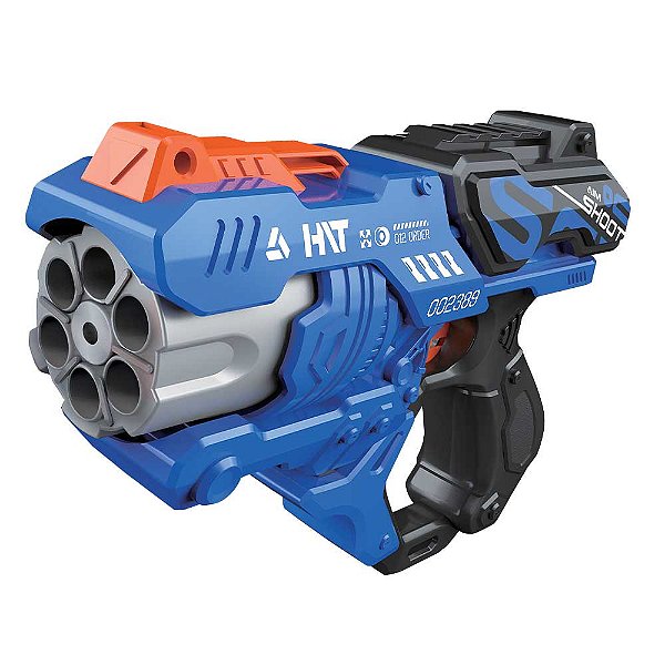 Lançador Super Shot Plus com 12 Dardos - DM Toys