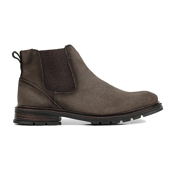 Bota Masculina Columbia Elástico em Couro Café - Ferracini