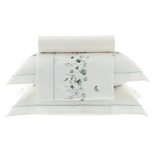 Jogo de Cama Lazio Niel - Casal - 300 Fios - Kacyumara