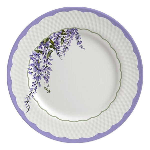 Prato Sousplat Lolly Lavanda - 34cm - Alleanza