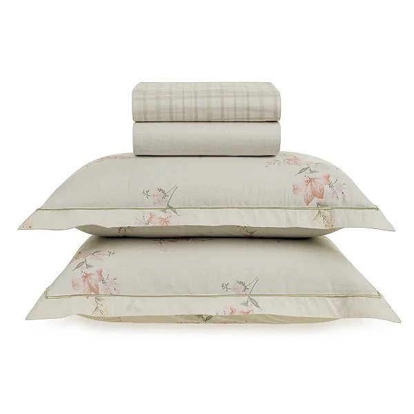 Jogo de Cama Tarsila 200 Fios - Queen - 4 Peças - Karsten