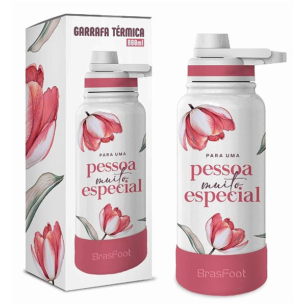 Garrafa Térmica Sun - Pessoa Muito Especial - 800ml - Brasfoot
