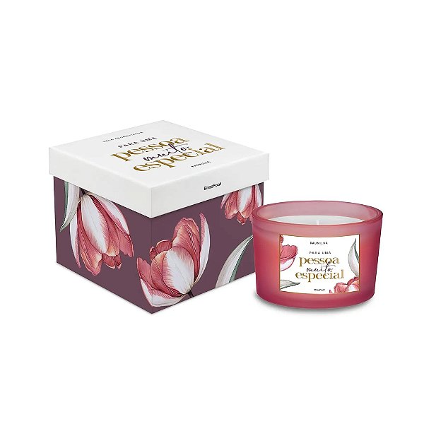 Vela Aromática Essence Baunilha - Pessoa Muito Especial - Brasfoot