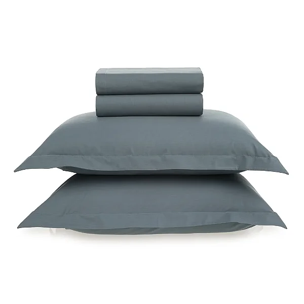 Jogo de Cama Tom Queen - Anoit Azul - 200 Fios - Karsten